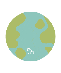 Dplacericcione green future earth sustainable Sticker