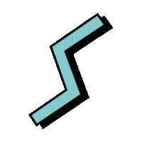 Zig Zag 90S Sticker by Västerås City