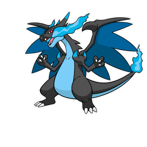 Mega Charizard X Sticker by Pokémon