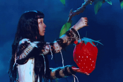 Strawberry Avocado GIF