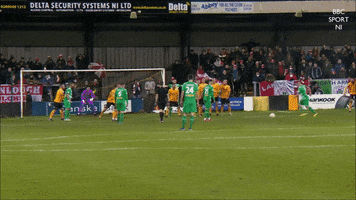 Goal Free Kick GIF by Cliftonville Football Club