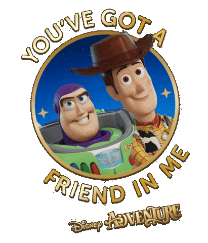 Friends Woody Sticker by DisneyCruiseLine