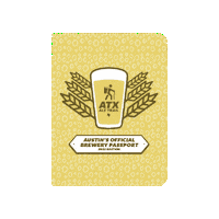 Beer Texas Sticker by Austin Ale Trail