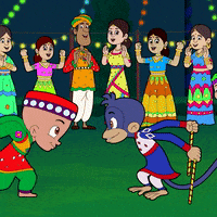 Festival Celebrations GIF by Chhota Bheem