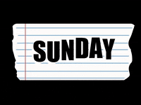 Week Sunday GIF