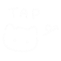 Cat Tap Sticker by withsome