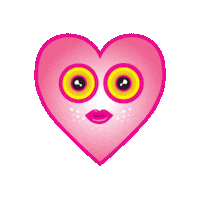 I Love You Kiss Sticker by Sloomoo Institute