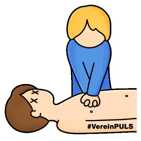 Cardiac Arrest Cpr Sticker by Verein PULS
