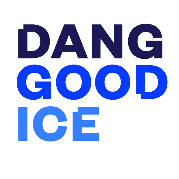 danggoodice giphyupload ice melting danggoodice dang good ice Sticker