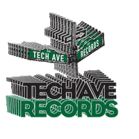 techavenuerecords techave techavenue tech avenue techavenuerecords Sticker