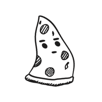 Pizza Sticker