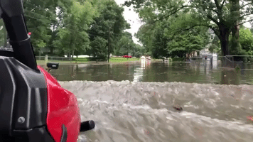 Severe Flooding in North Carolina Leaves Streets and Homes Flooded