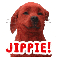 Aufregend Sticker by Clifford Movie