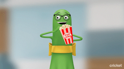 Stephen Colbert Popcorn GIF by Cricket Wireless