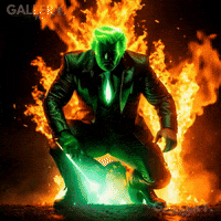 Fire Trump GIF by Gallery.fm