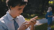 FlunkSeries reaction text message scroll GIF