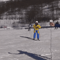neveitalia acrobatico sci in aria air ski GIF