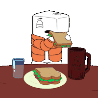 Hungry Crypto Sticker by Ordinary Friends