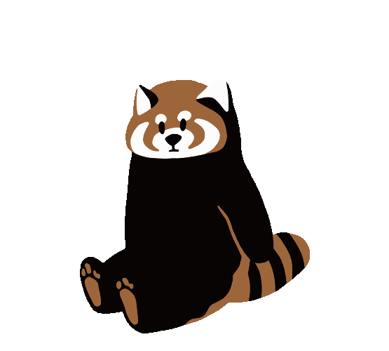 レッサパンダ Sticker by graniph