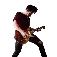 Guitar Indierock Sticker by KANN KARATE