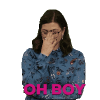 Oh No Facepalm Sticker