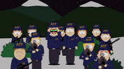 police aiming GIF by South Park 