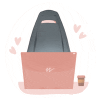 Office Working Sticker