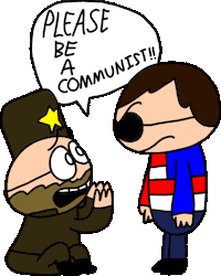 Cold War Communism Sticker by John Freedom