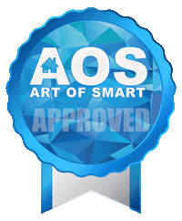artofsmartuk approved aos artofsmart control4 Sticker