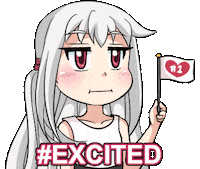 Excited Number One Sticker by Jin