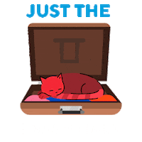 Cat Traveling Sticker by srprs.me