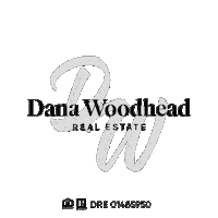 Danawoodheadlogogifblackgif Sticker by JohnHart Real Estate