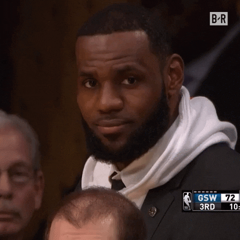Shocked Lebron James GIF by Bleacher Report