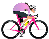 Woman Cycling Sticker by Little James