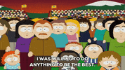 shock crowd GIF by South Park 