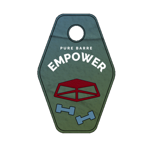 Empower Sticker by Pure Barre