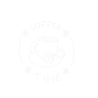 rezinwood food coffee friends time Sticker
