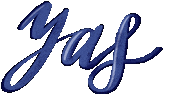 Lettering Yes Sticker