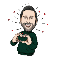 Heart Sticker by kaan gulten