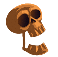 countryfoods halloween skull bones countryfoodssg Sticker