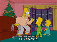 tired bart simpson GIF