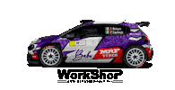 Car Racing Sticker by Work Shop Italy