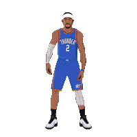 Oklahoma City Thunder Basketball Sticker by SportsManias