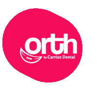 Logo Pink Sticker by Carrizo Dental