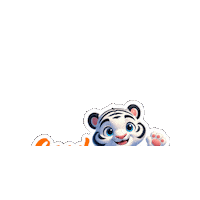 Good Morning Tiger Sticker by NouveauInternationalSchool