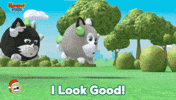 I Look Good Ice Cream GIF by HangryPetz