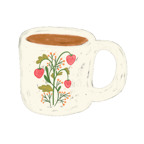 Tired Coffee Sticker