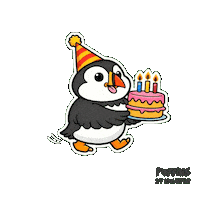 Party Running Sticker by Puffins
