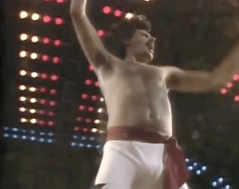 freddie mercury queen GIF