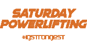 Gym Saturday Sticker by igssport